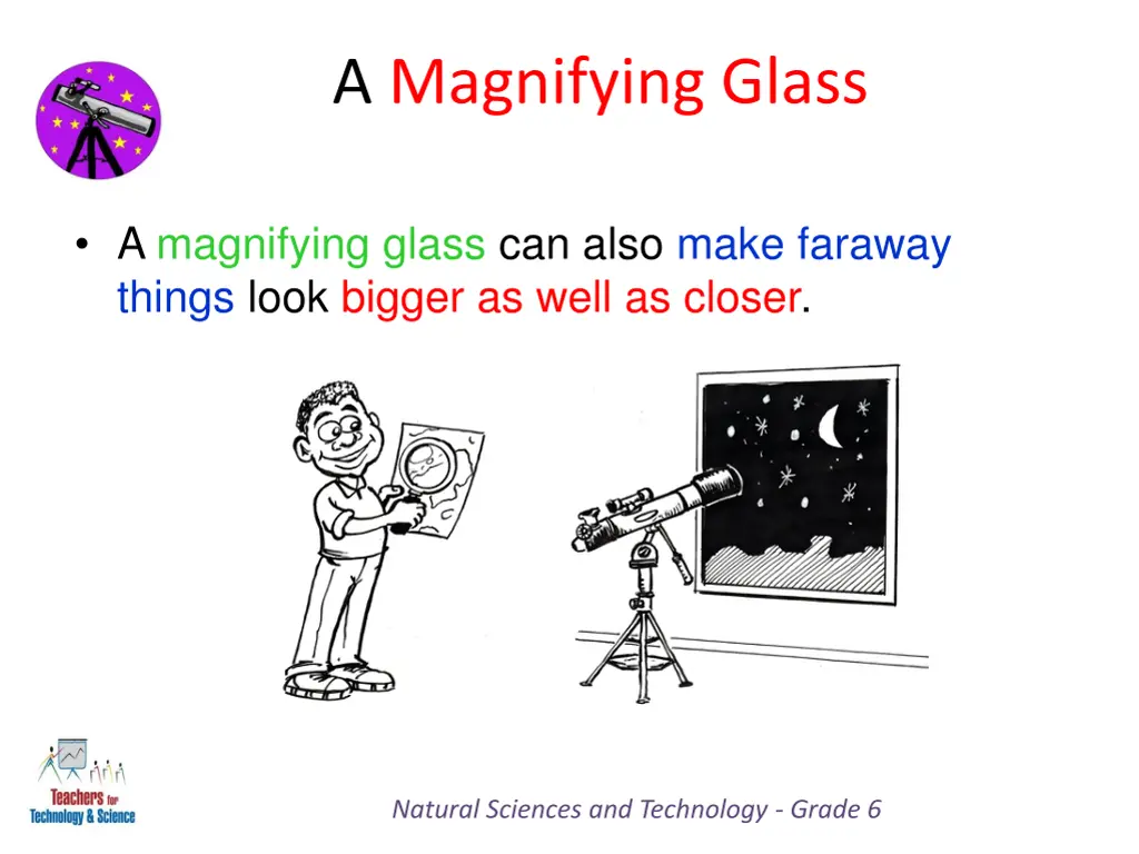 a magnifying glass