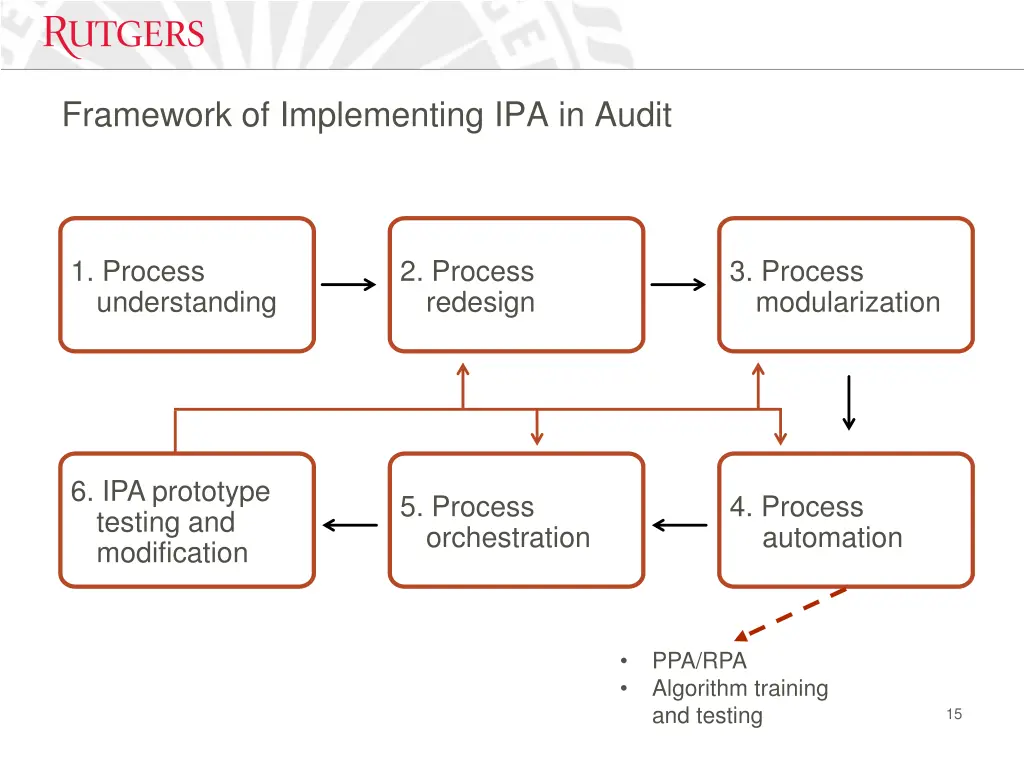 framework of implementing ipa in audit