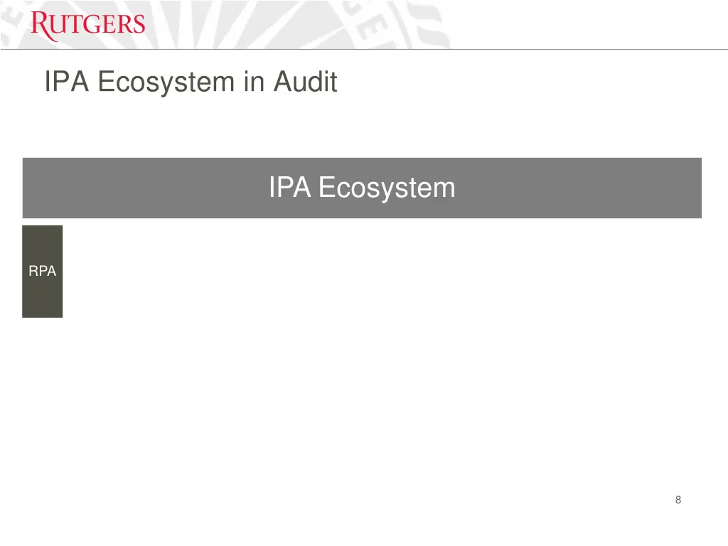 ipa ecosystem in audit