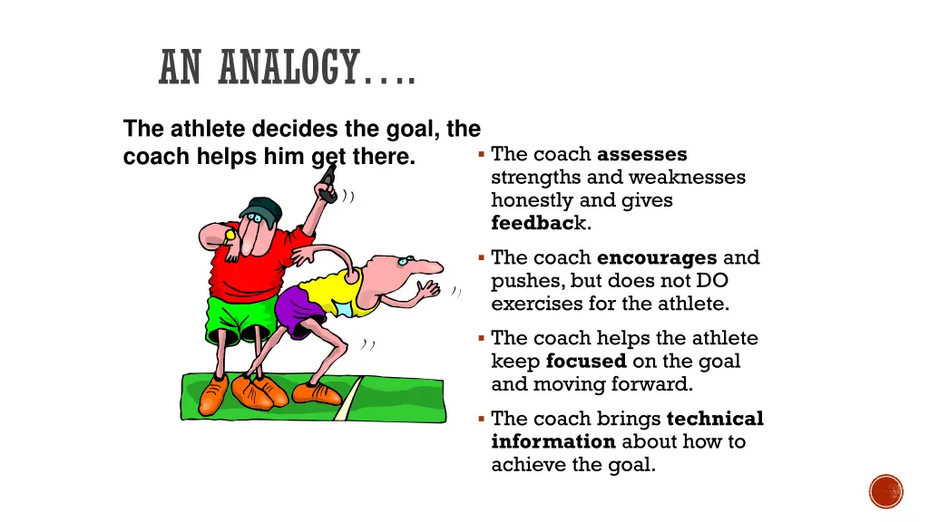 an analogy