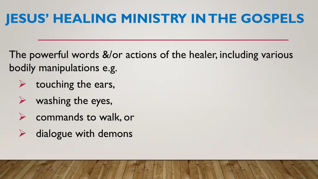 jesus healing ministry in the gospels 2
