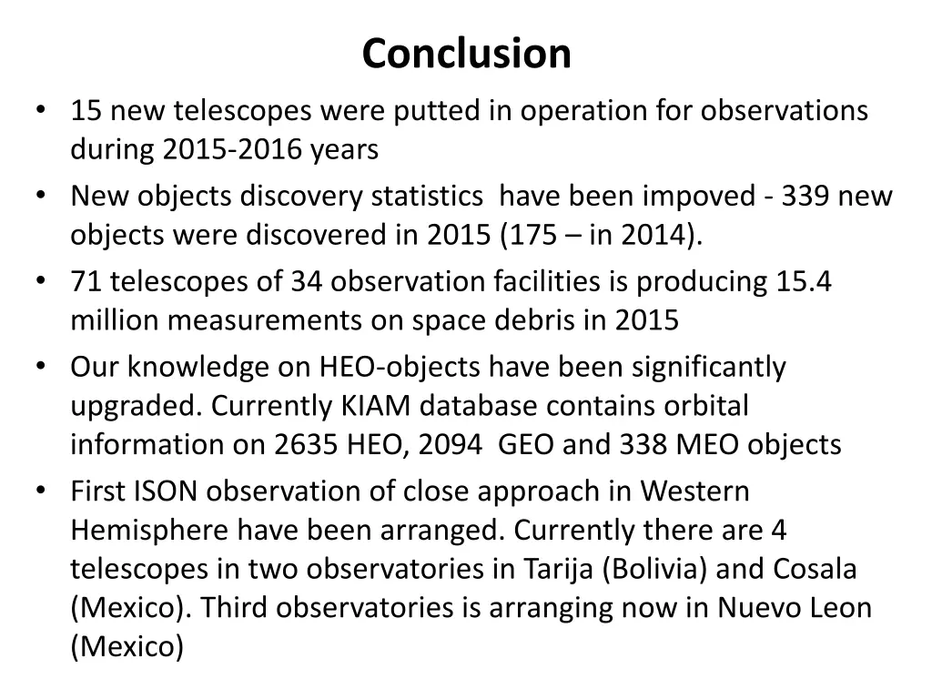 conclusion