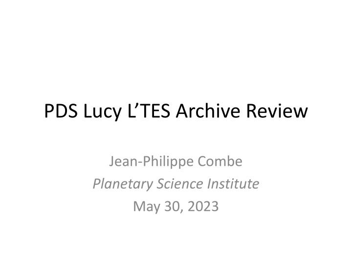 pds lucy l tes archive review