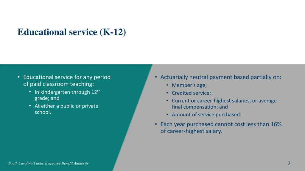 educational service k 12
