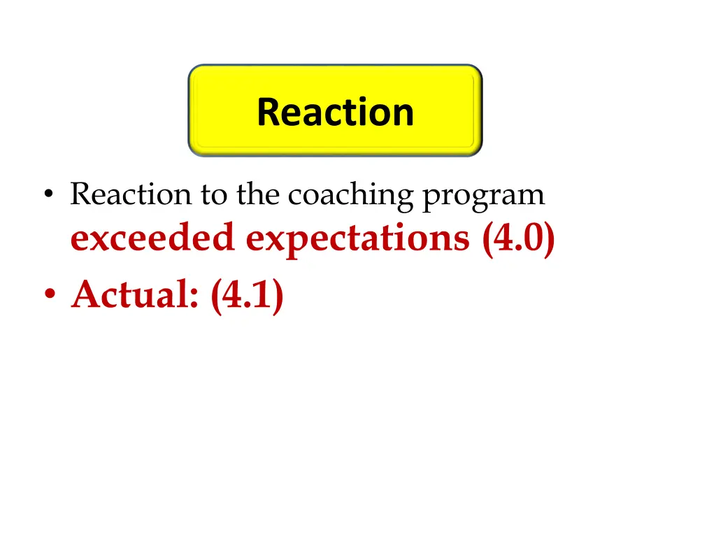 reaction