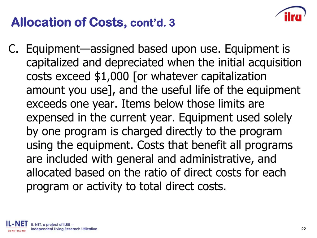 allocation allocation of