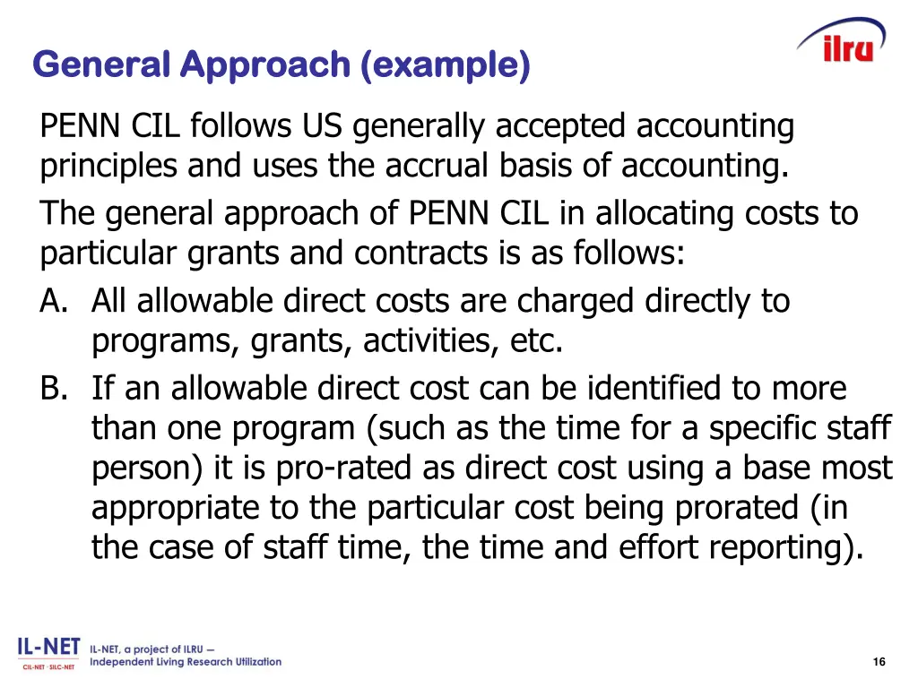 general approach example general approach example