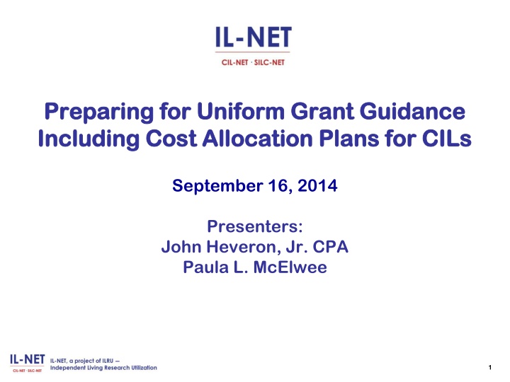 preparing for uniform grant guidance preparing