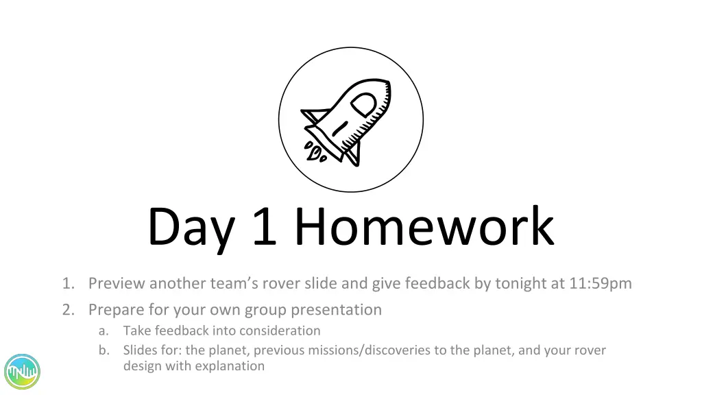 day 1 homework
