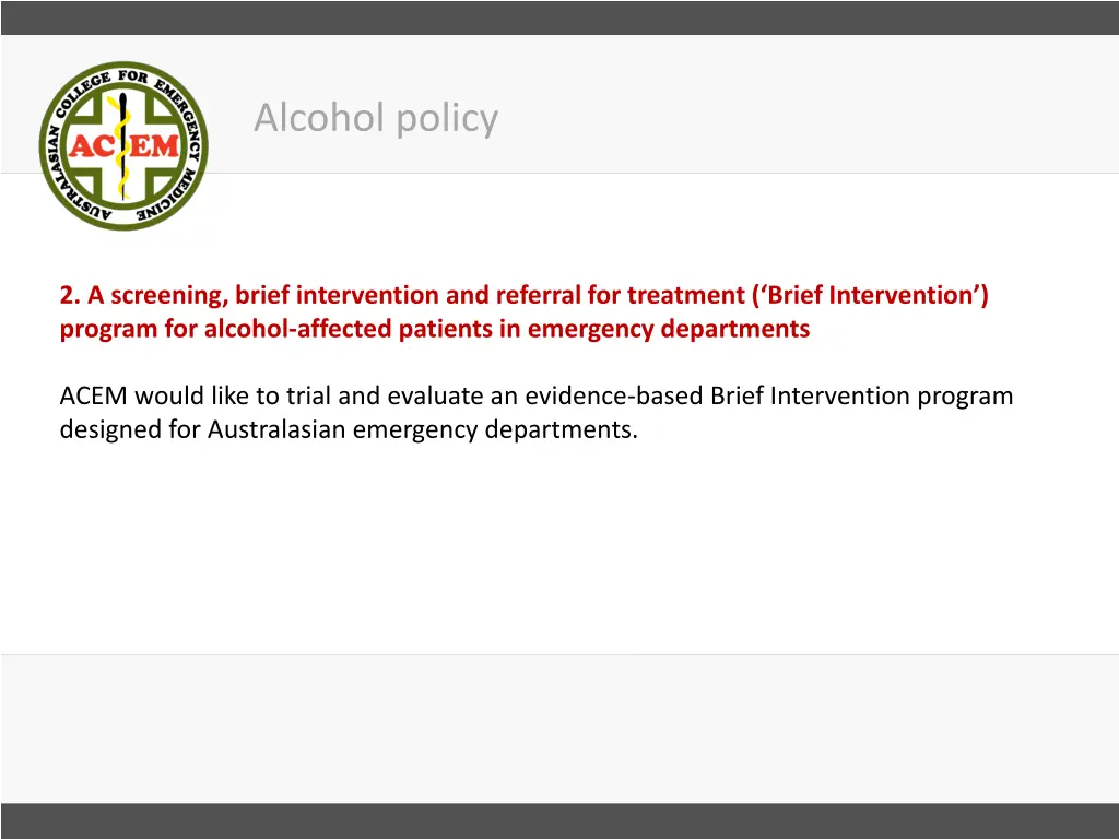 alcohol policy 1