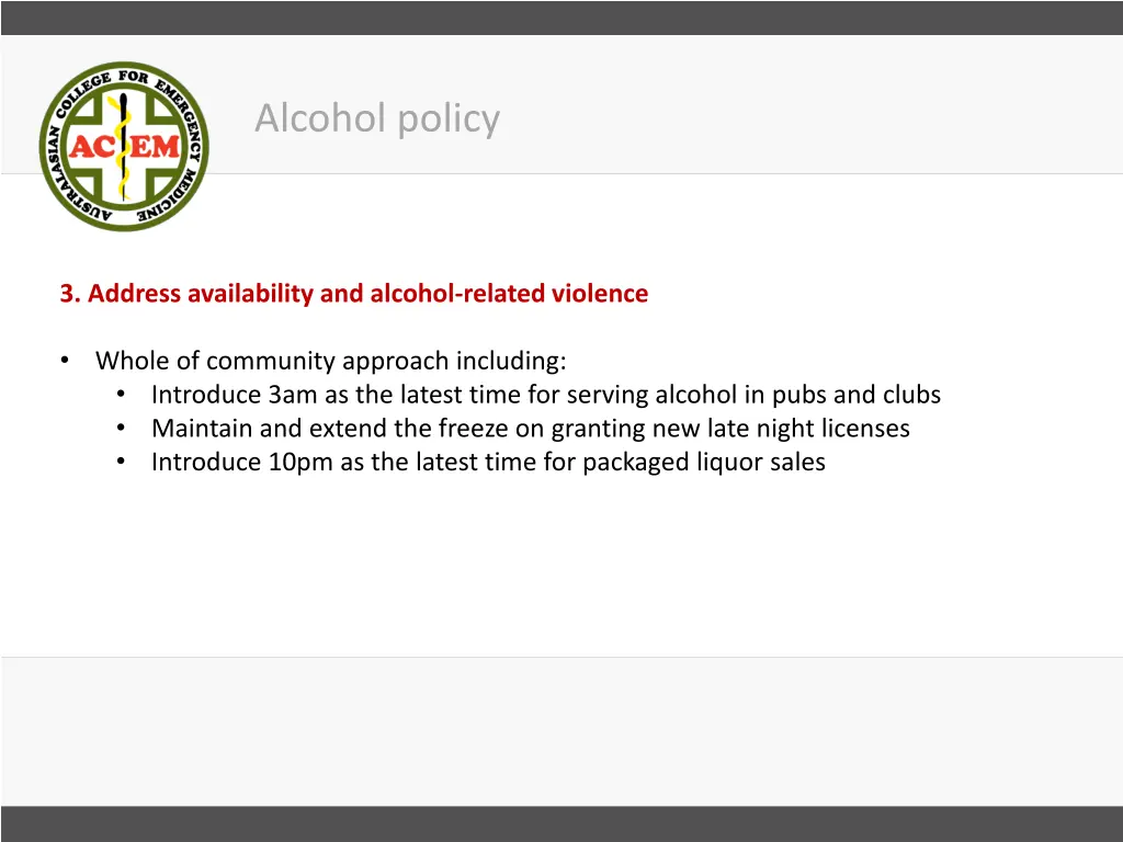 alcohol policy 2