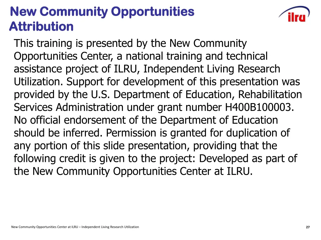 slide 17 new community opportunities