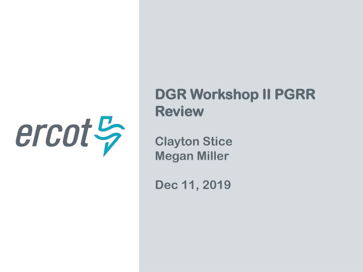 dgr workshop ii pgrr dgr workshop ii pgrr review