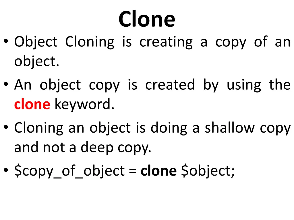 clone