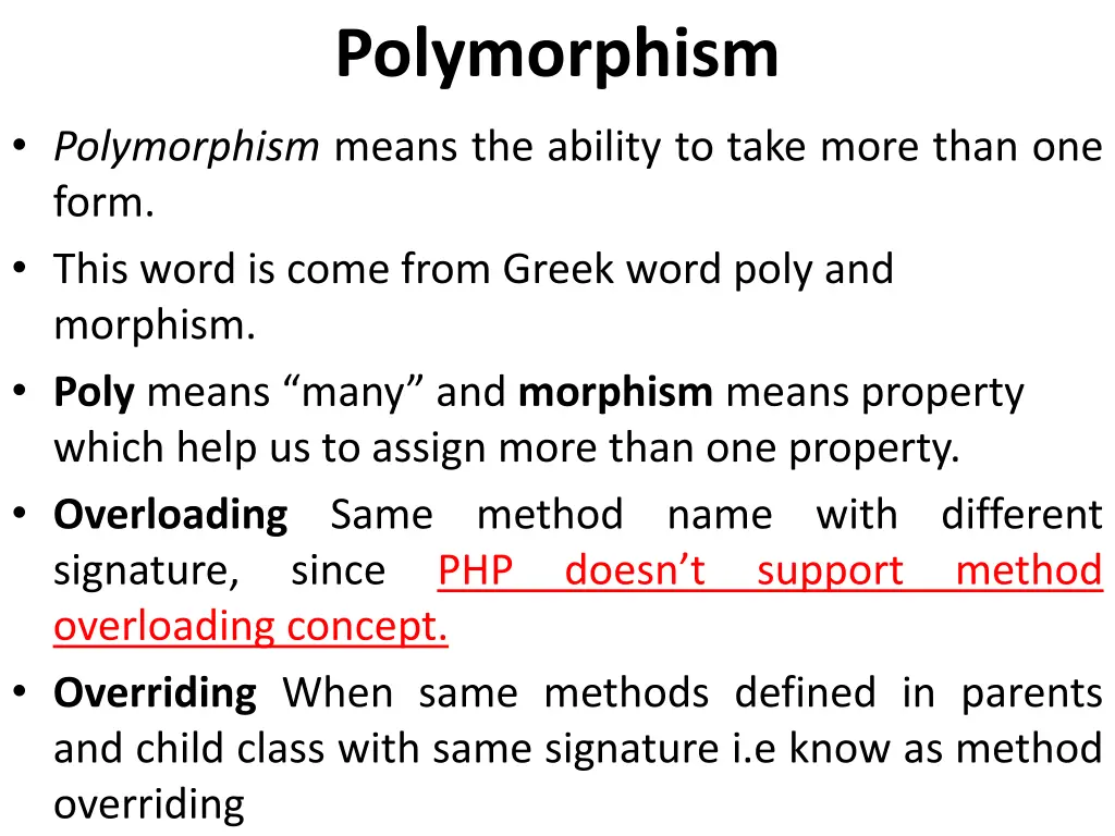 polymorphism