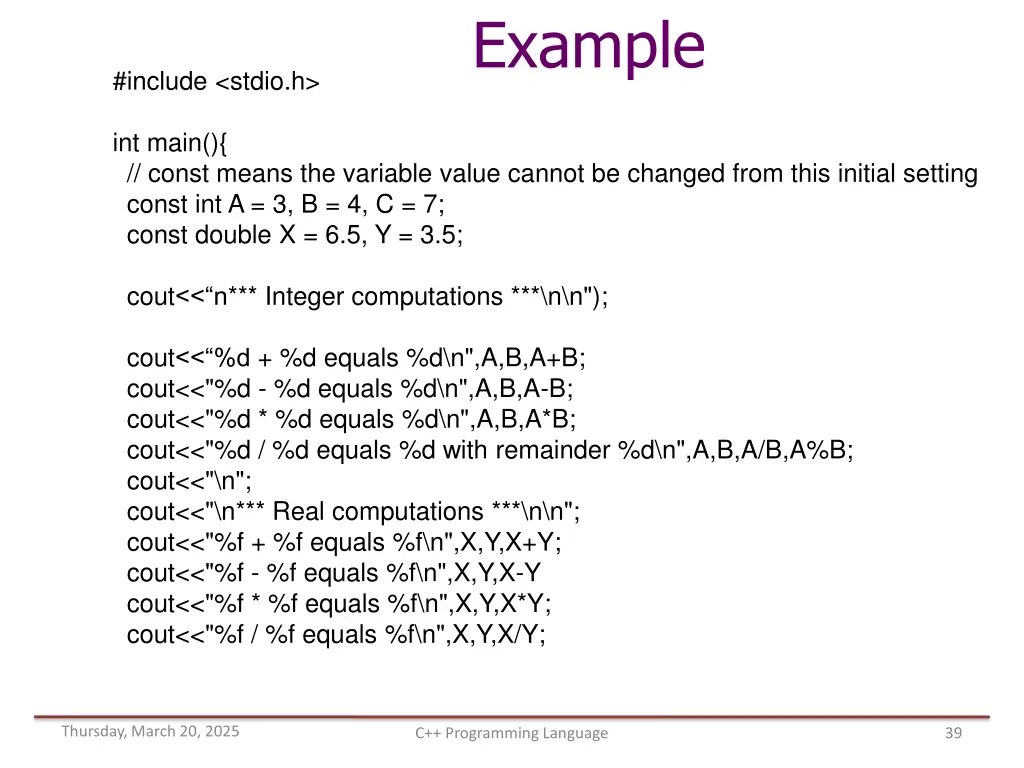 example