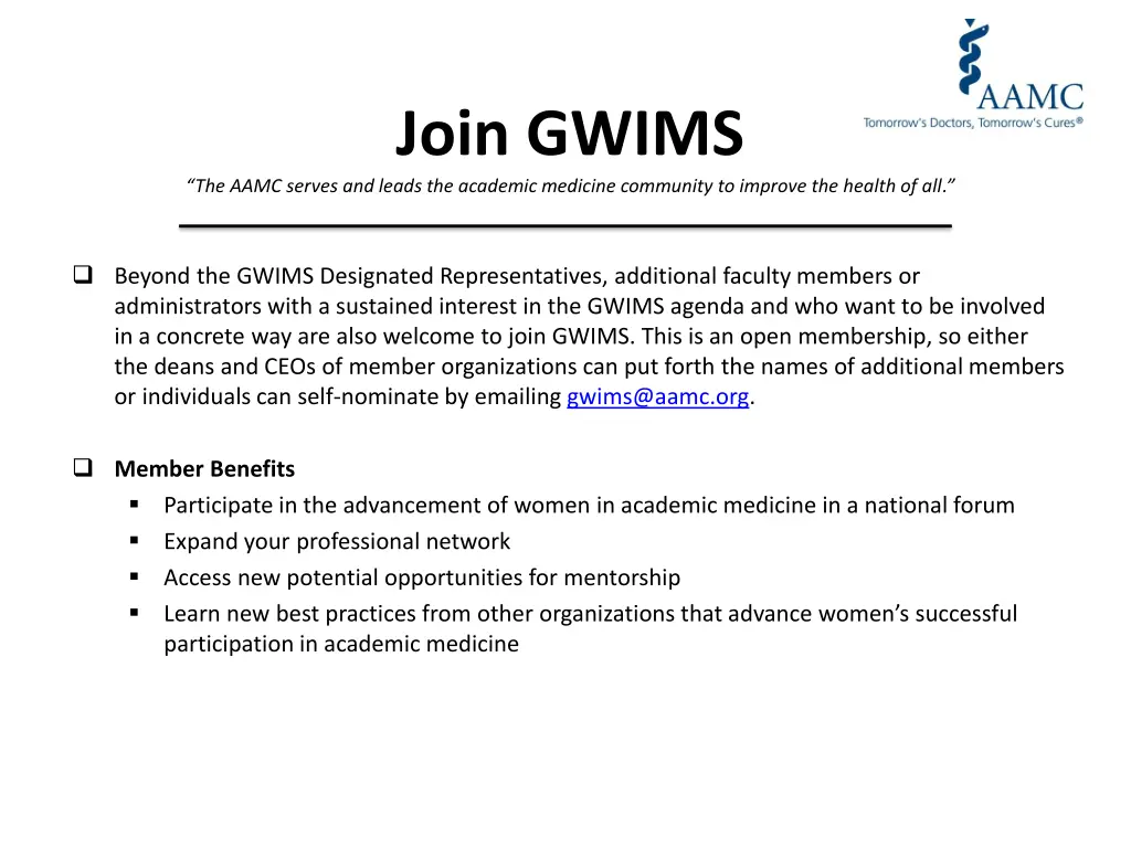 join gwims