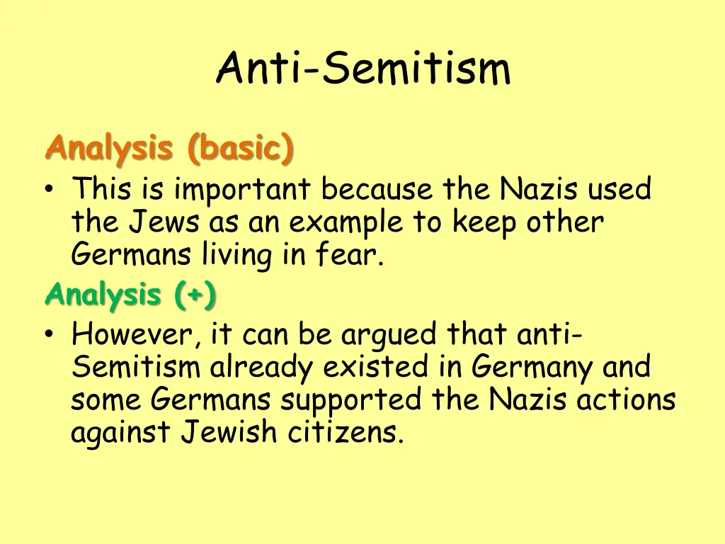 anti semitism
