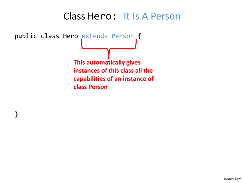 class hero it is a person