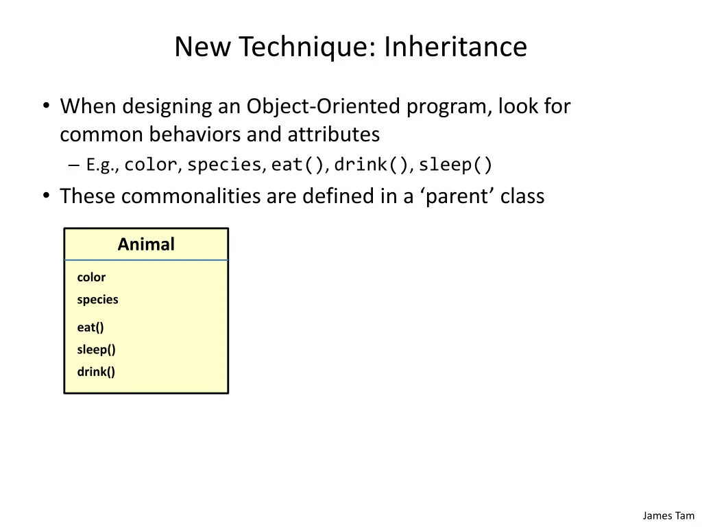 new technique inheritance
