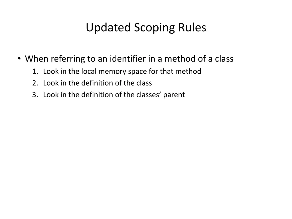 updated scoping rules