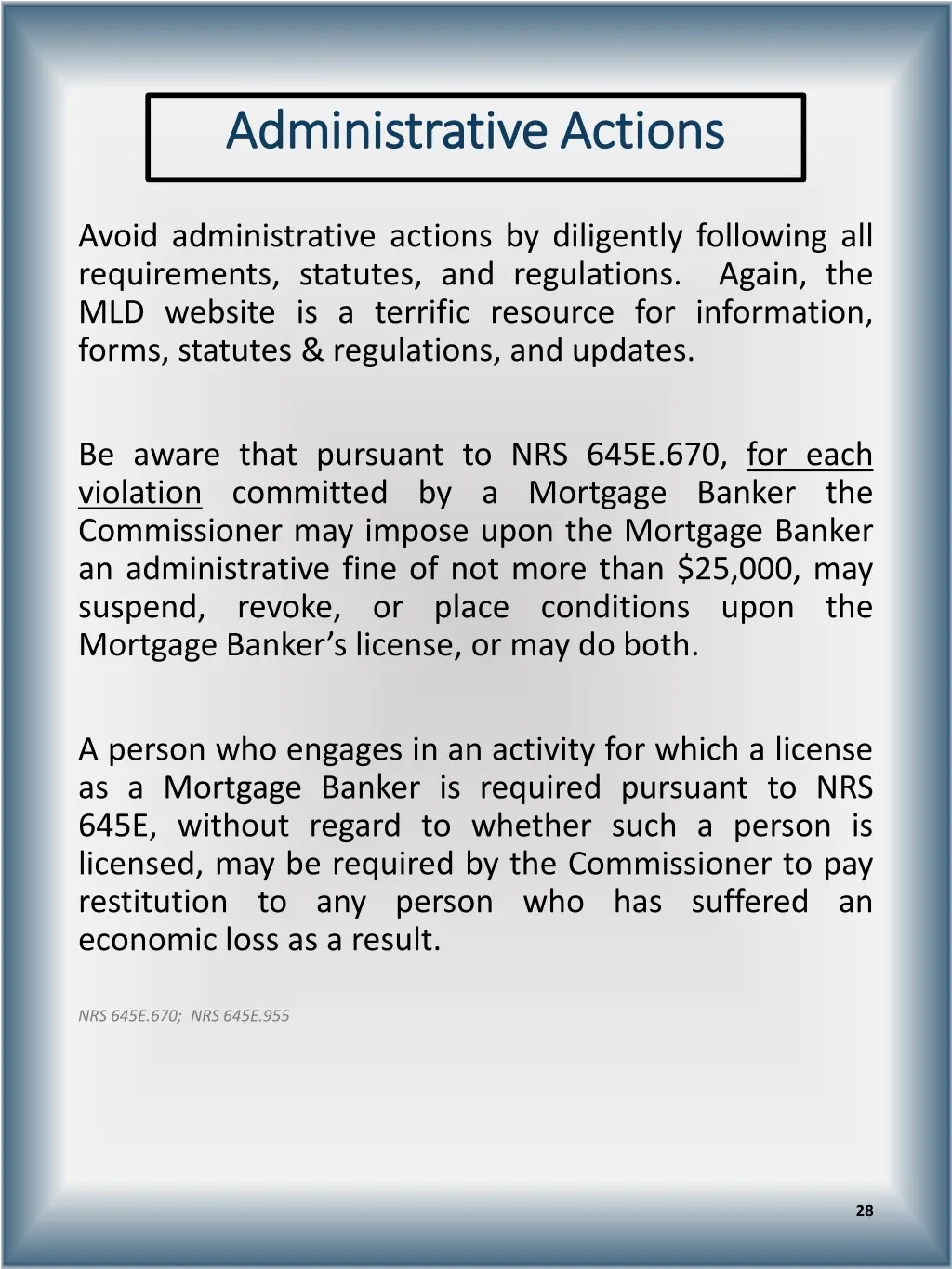 administrative actions administrative actions