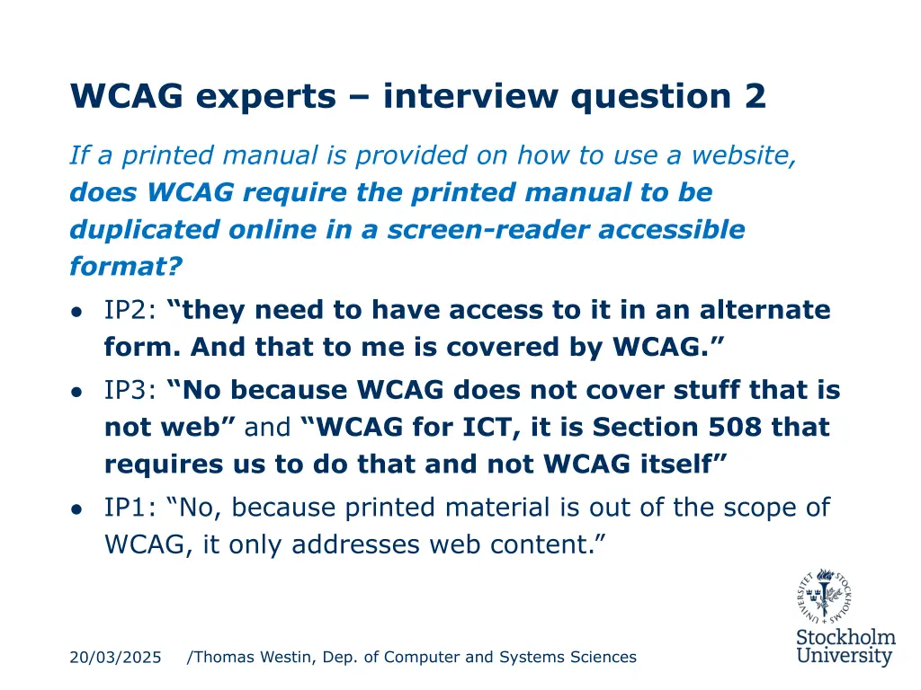 wcag experts interview question 2