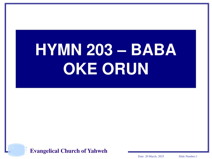 hymn 203 baba oke orun
