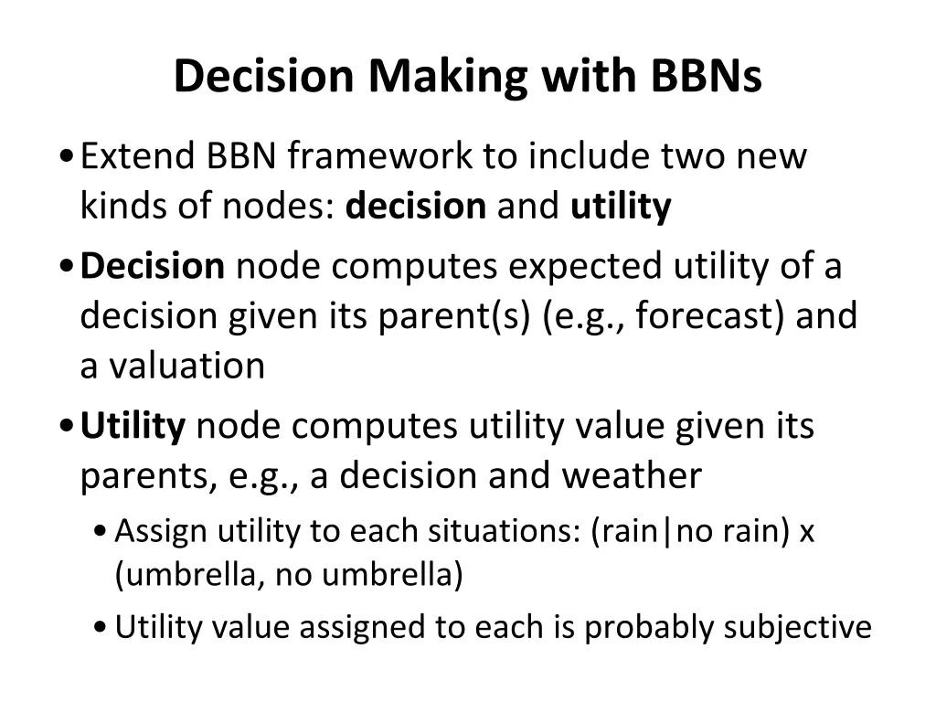 decision making with bbns 1