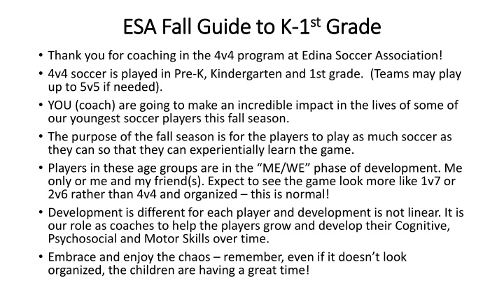 esa fall guide to k esa fall guide