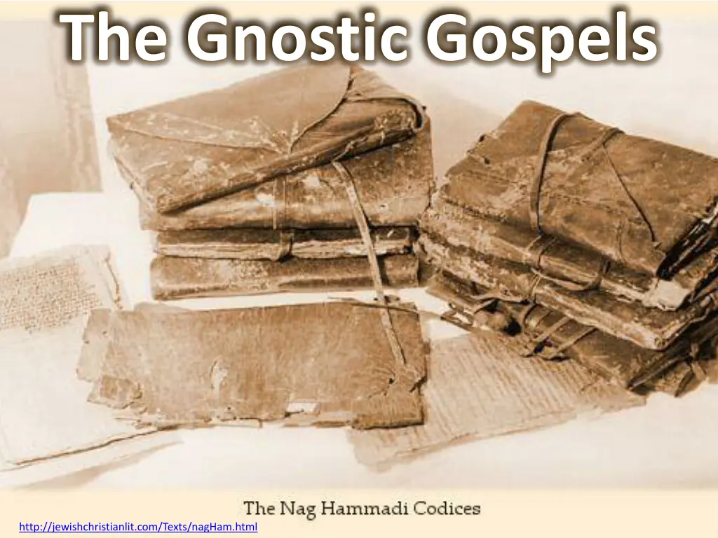 the gnostic gospels