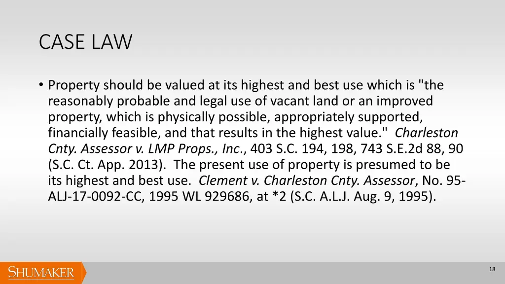 case law 1