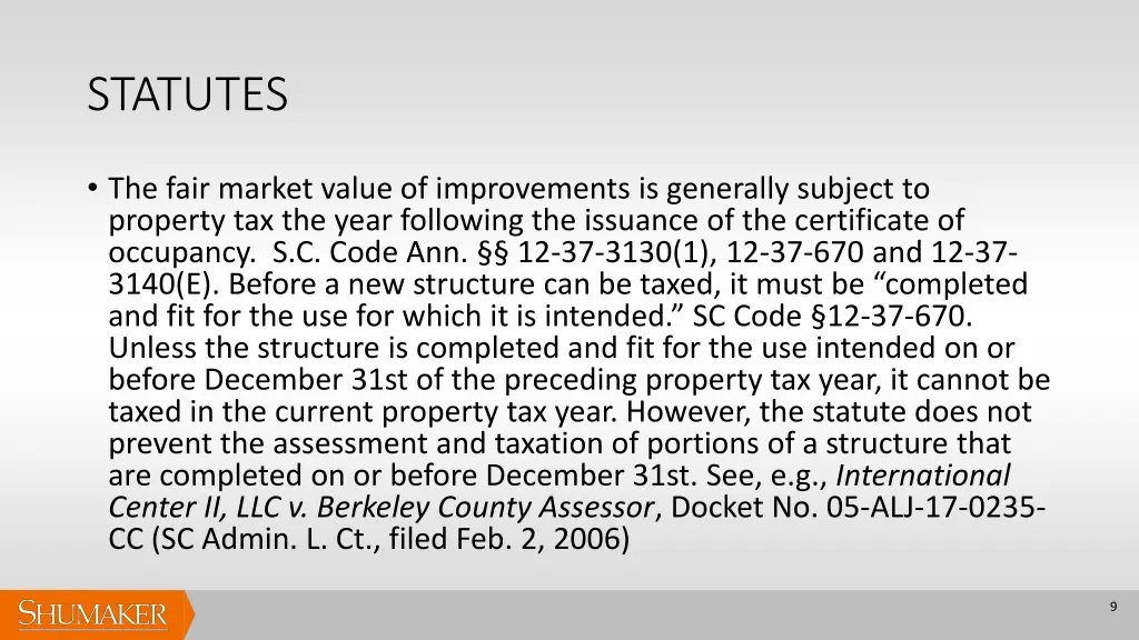statutes 6