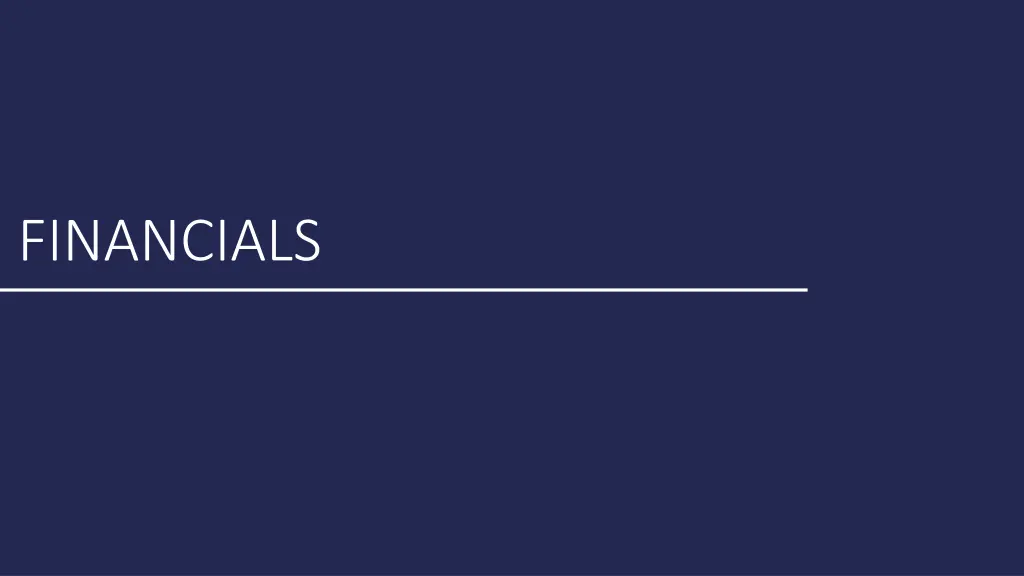 financials