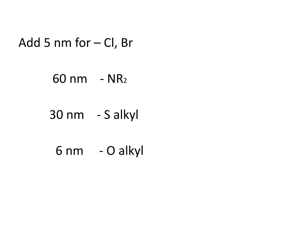 add 5 nm for cl br
