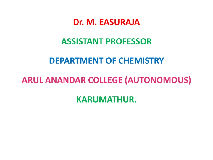 dr m easuraja