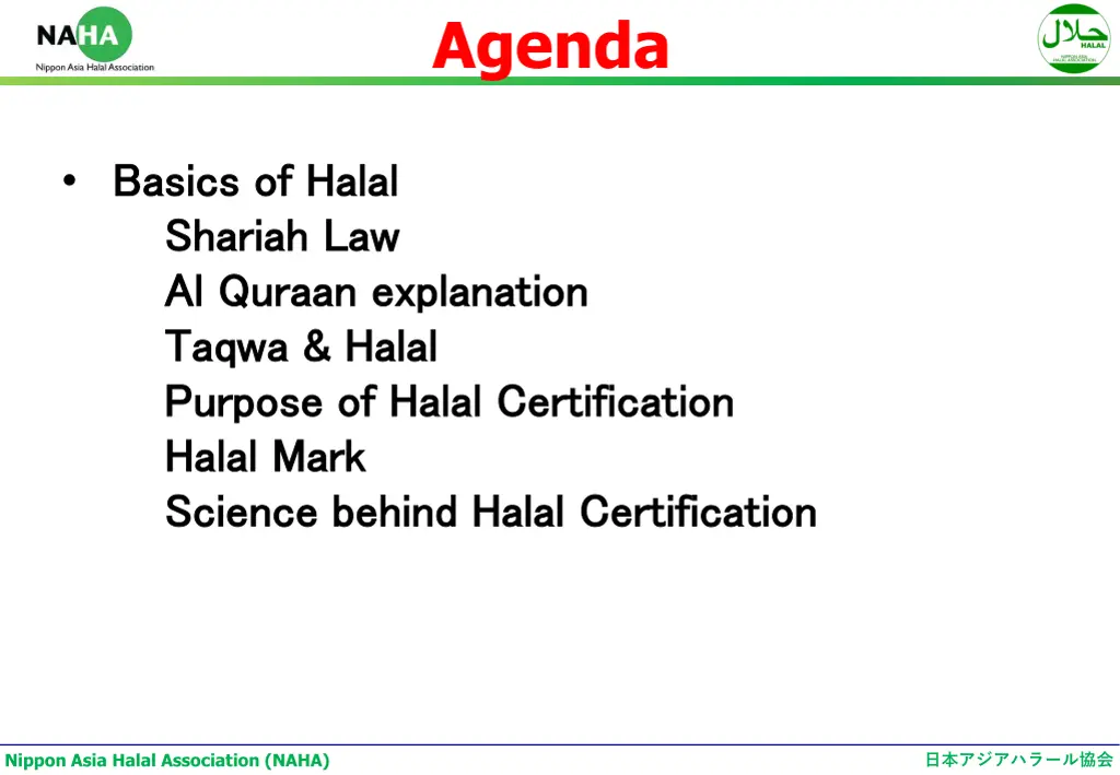 agenda