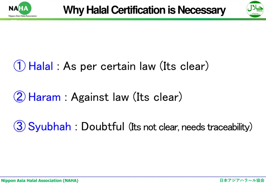 why halal certification is necessary