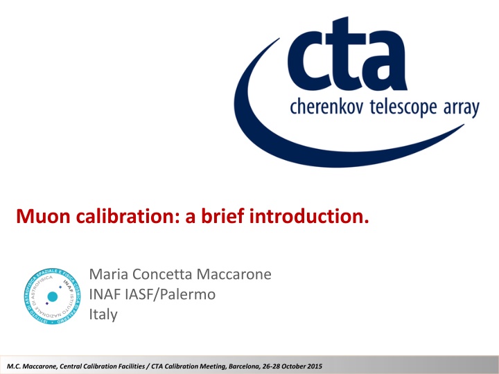 muon calibration a brief introduction