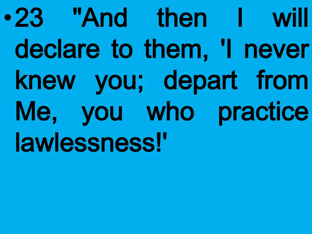 23 23 declare declare to to them knew knew