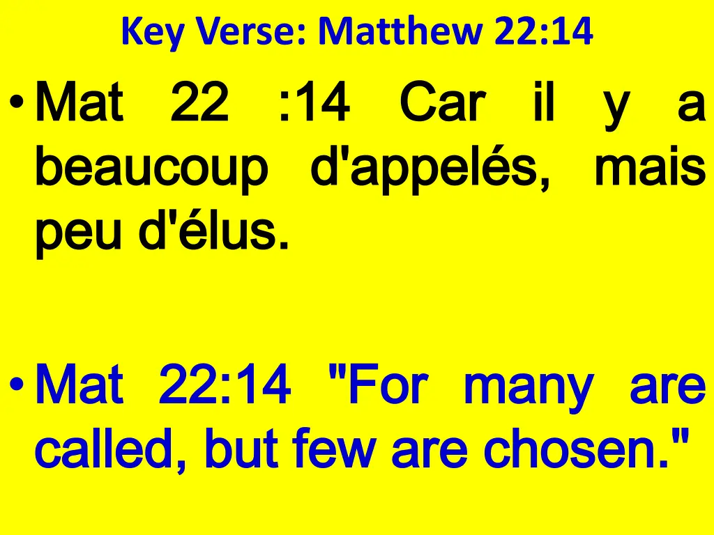 key verse matthew