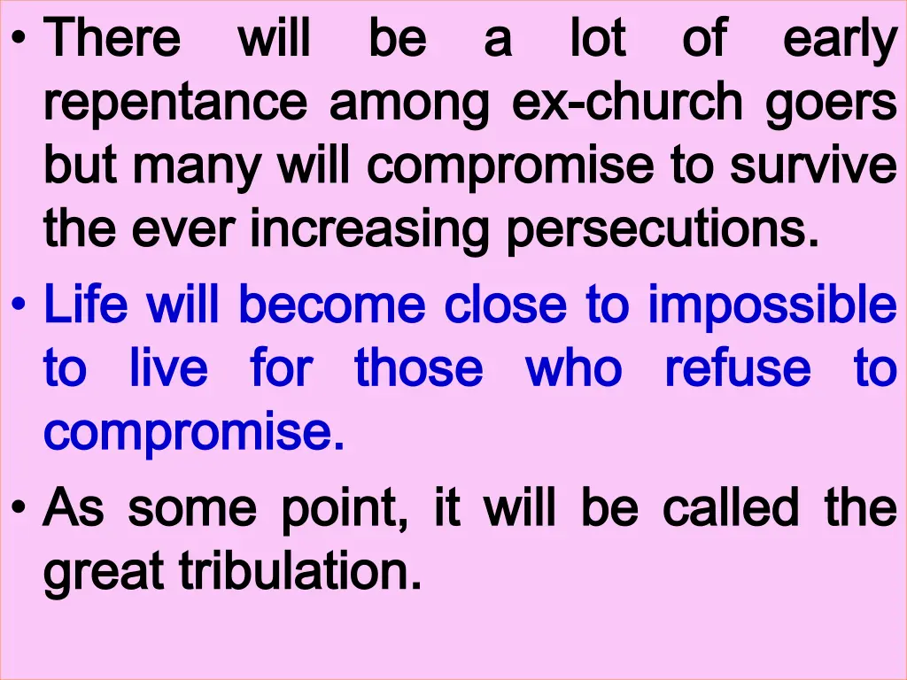 there there repentance repentance among