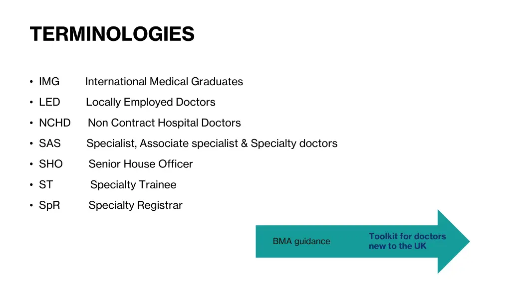 terminologies 1