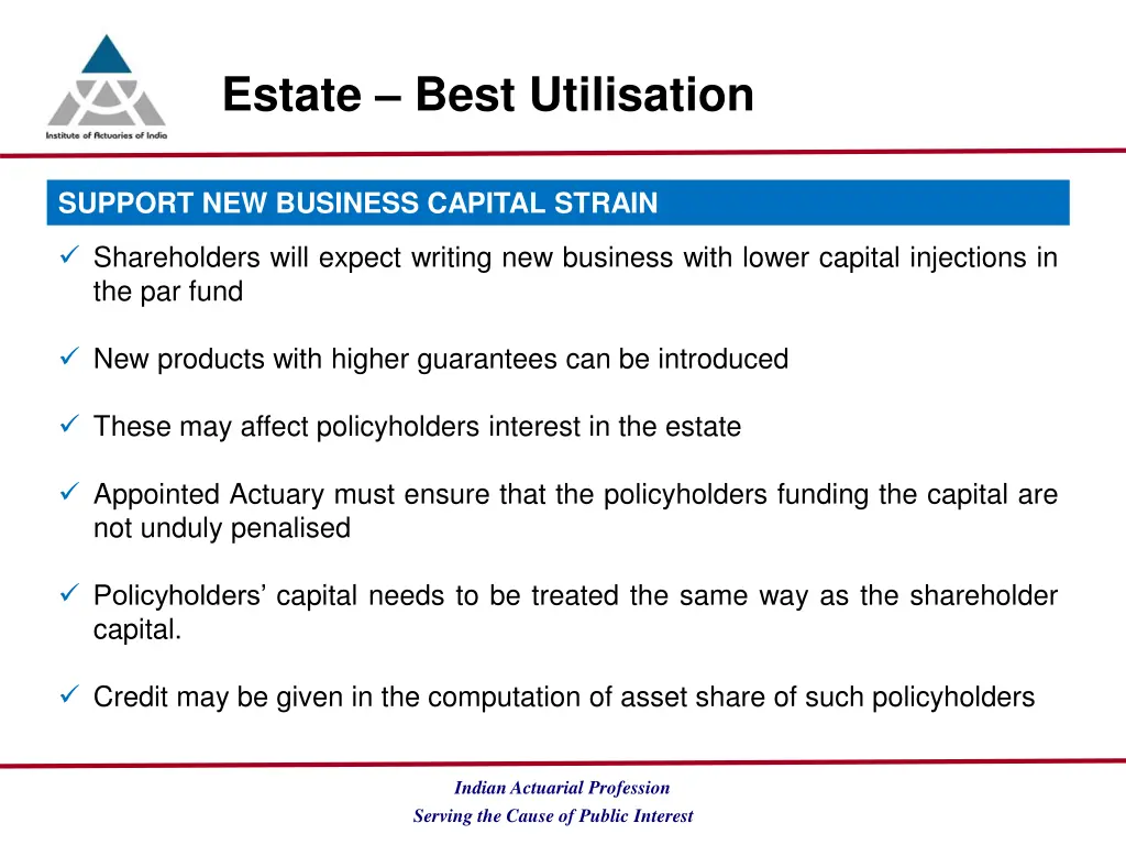 estate best utilisation 2