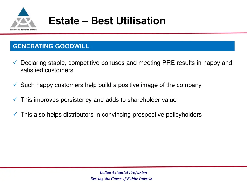 estate best utilisation 5
