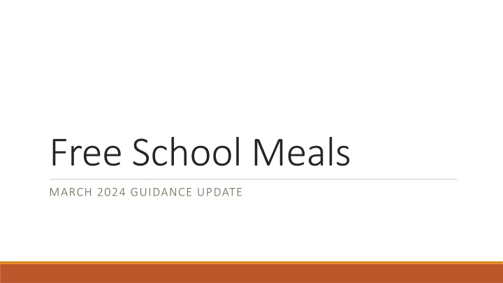 free school meals