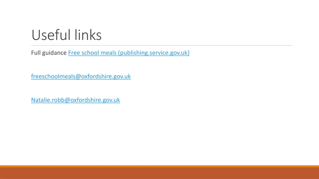 useful links