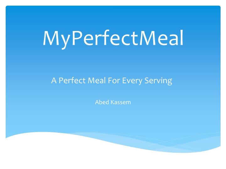 myperfectmeal