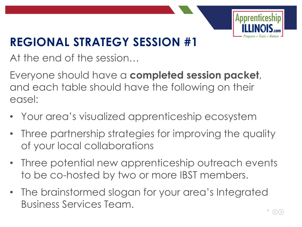 regional strategy session