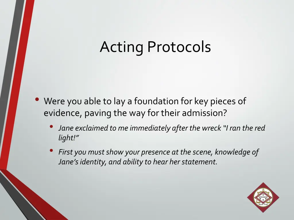 acting protocols 1